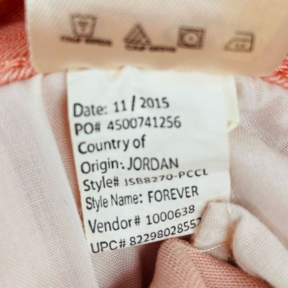 Jessica Simpson Forever Skinny Crop Jeans Peach Size 31 - Picture 8 of 9